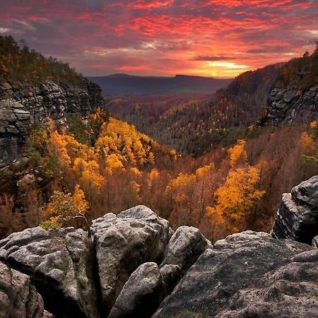 Apartment Tour Bohemian Switzerland Horni Podluzi ภายนอก รูปภาพ