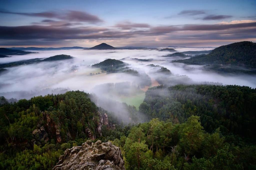 Apartment Tour Bohemian Switzerland Horni Podluzi ภายนอก รูปภาพ